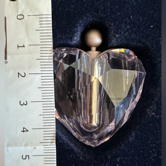 【Swarovski】 "With You" Heart Pink Crystal Secret Message Bottle - Picture 5 of 8